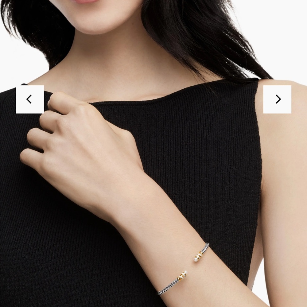 Elegant Gold and Silver Bracelet